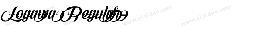 Logawa Regular字体转换